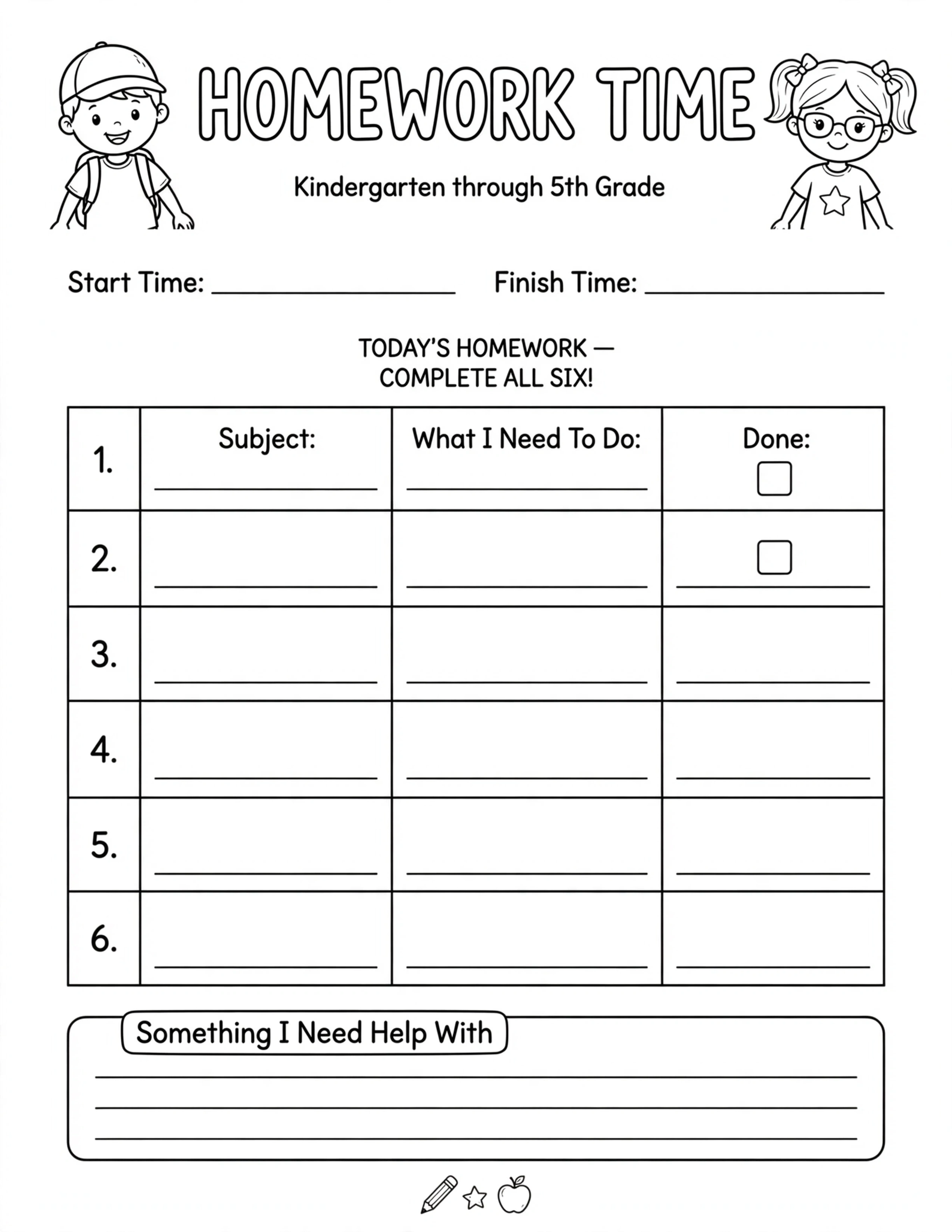 After School Routine Planner - MY AFTER SCHOOL ROUTINE