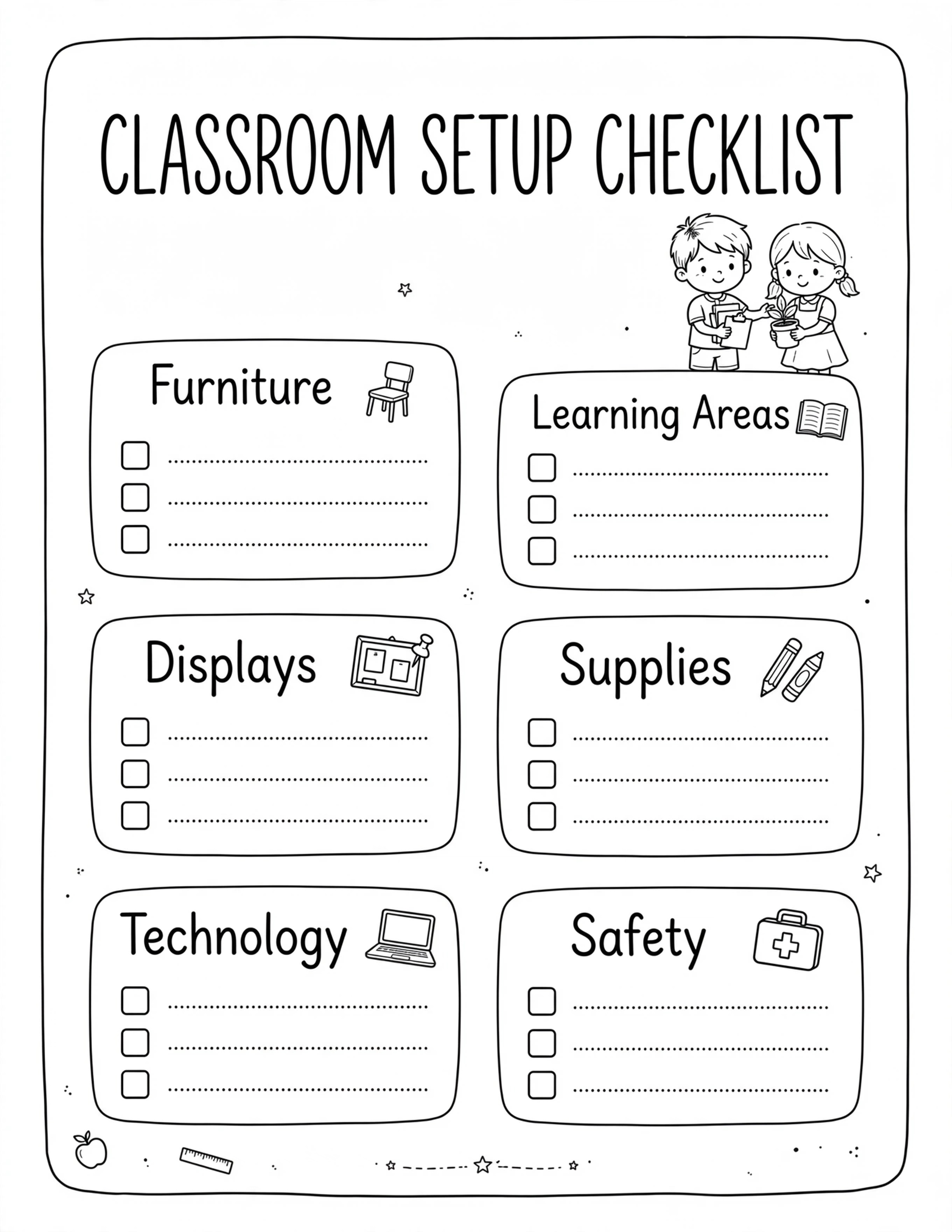 Back To School Planner - IMPORTANT DATES
