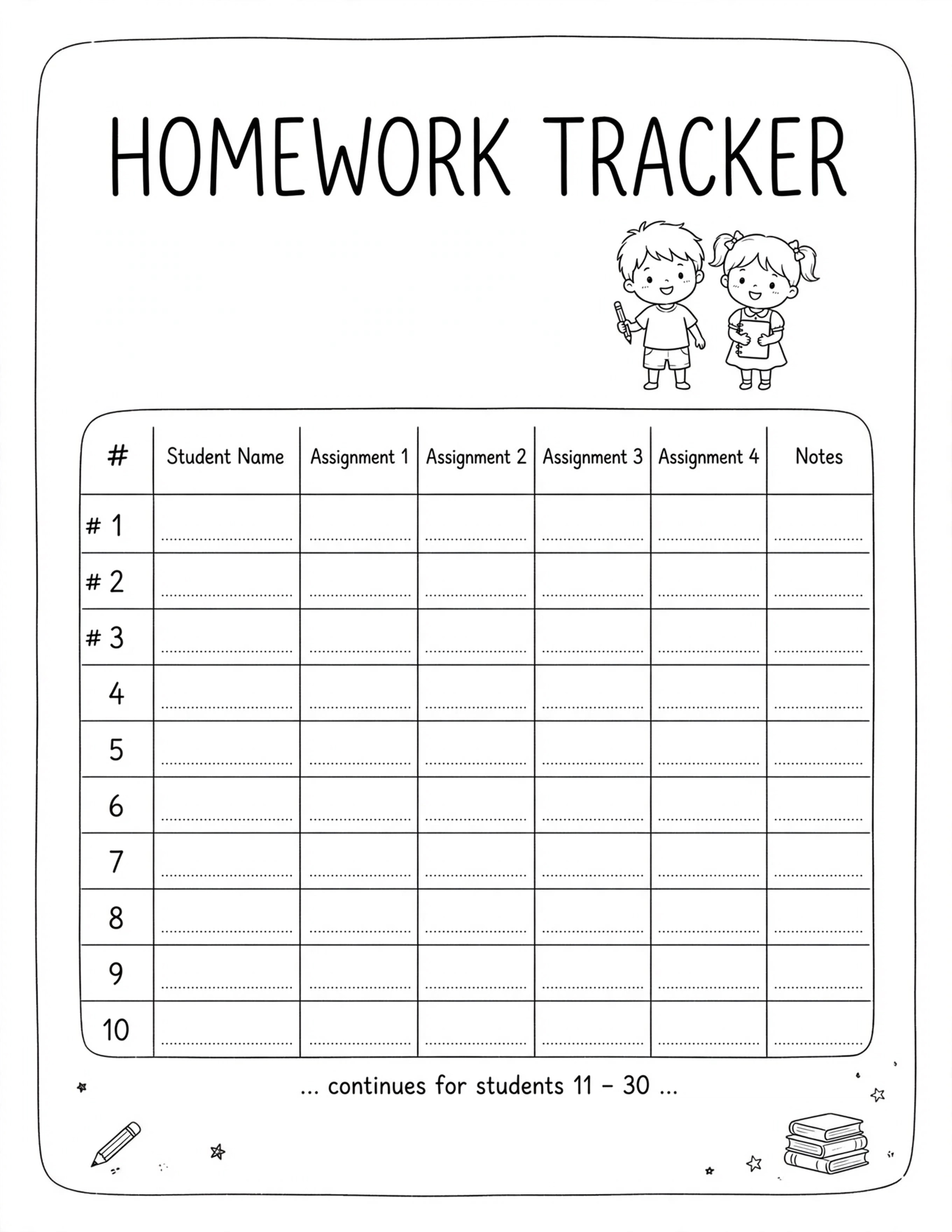 Back To School Planner - NOTES & IDEAS