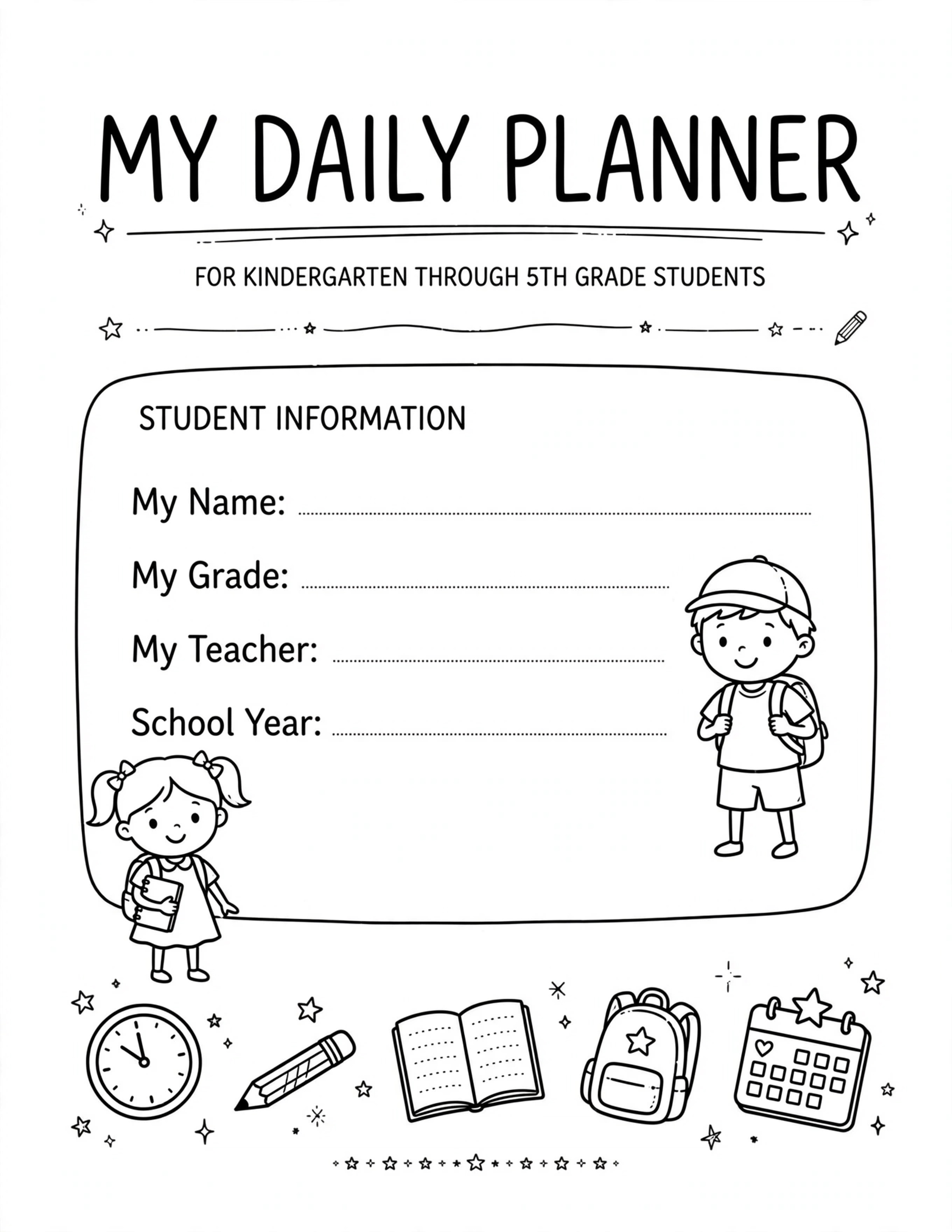 MY DAILY PLANNER
