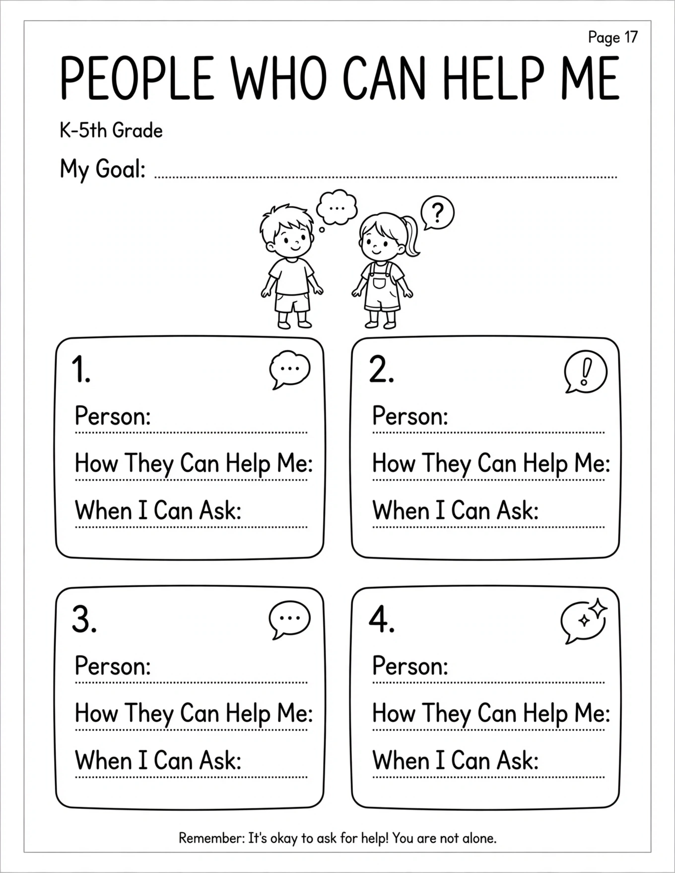 Goal Setting Worksheets For Kids - BREAK MY GOAL INTO STEPS