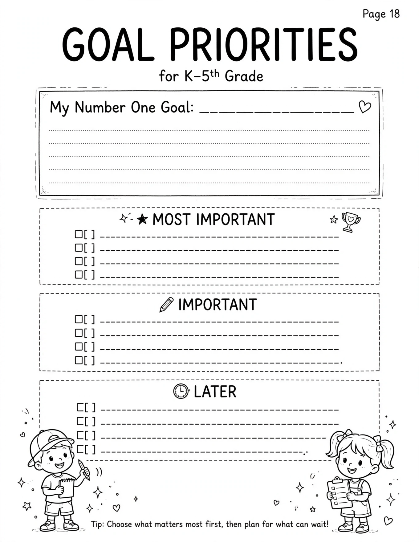 Goal Setting Worksheets For Kids - PEOPLE WHO CAN HELP ME