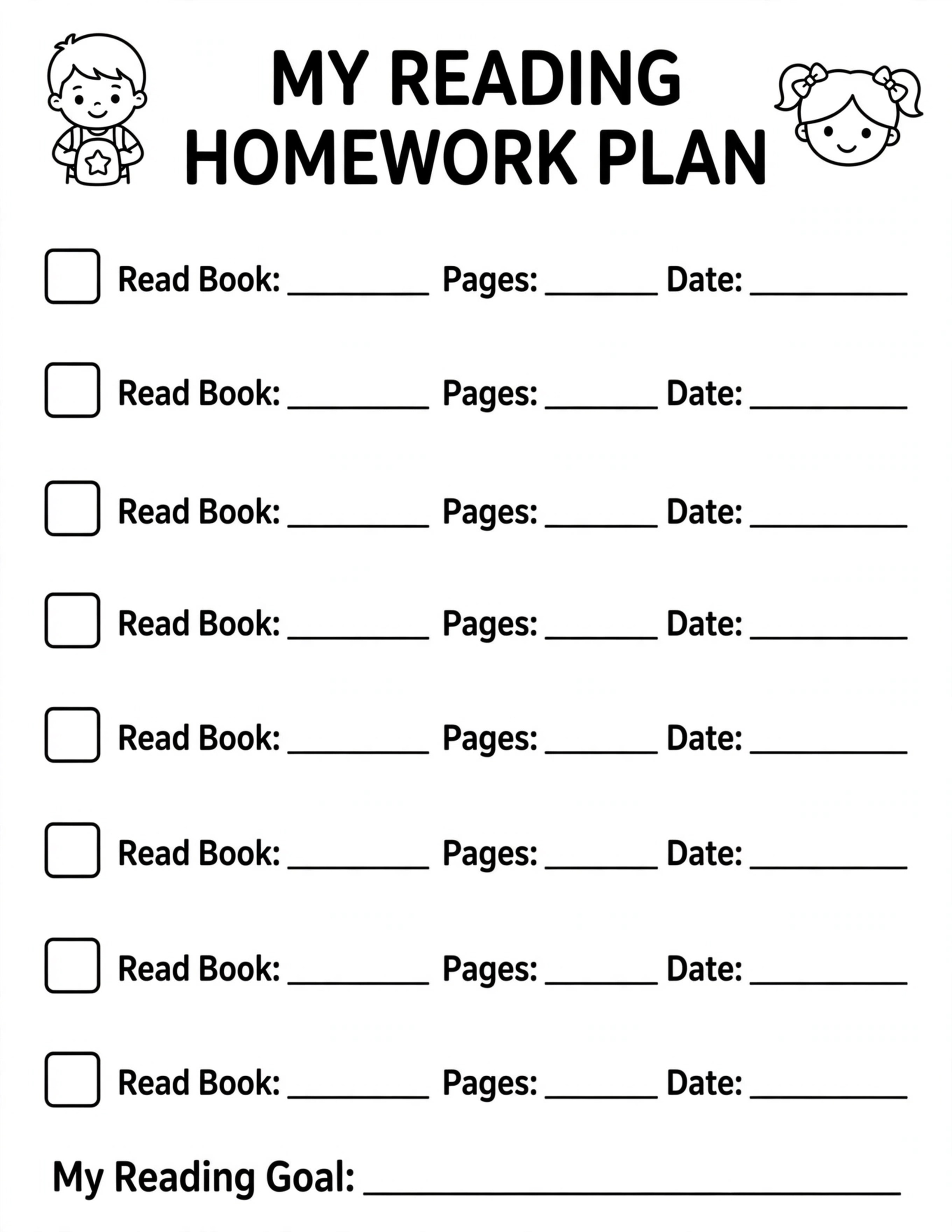 Homework Planner For Kids - WHAT DO I NEED FOR HOMEWORK?