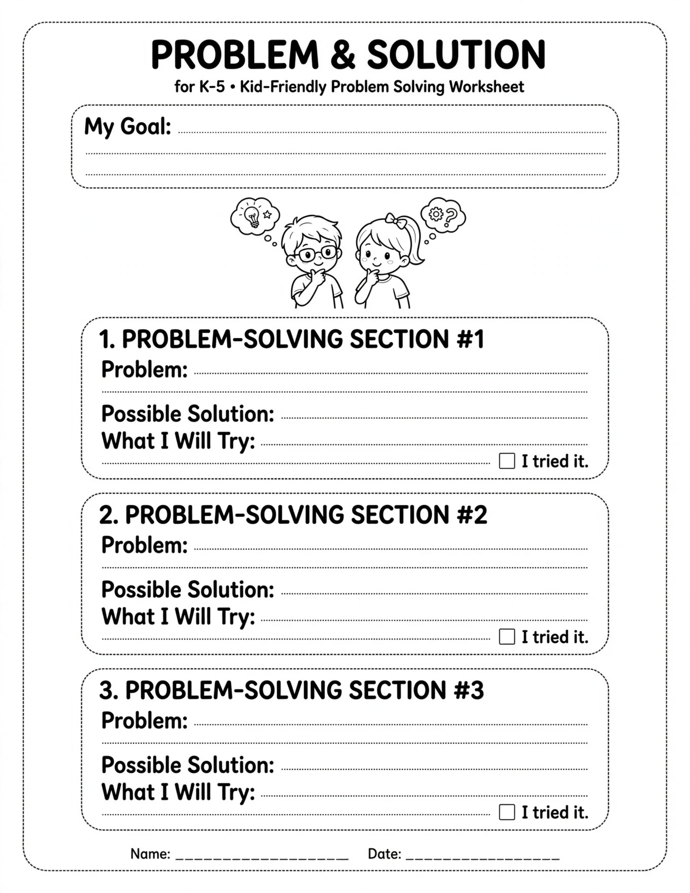 Kids Habit Tracker - PROBLEM & SOLUTION