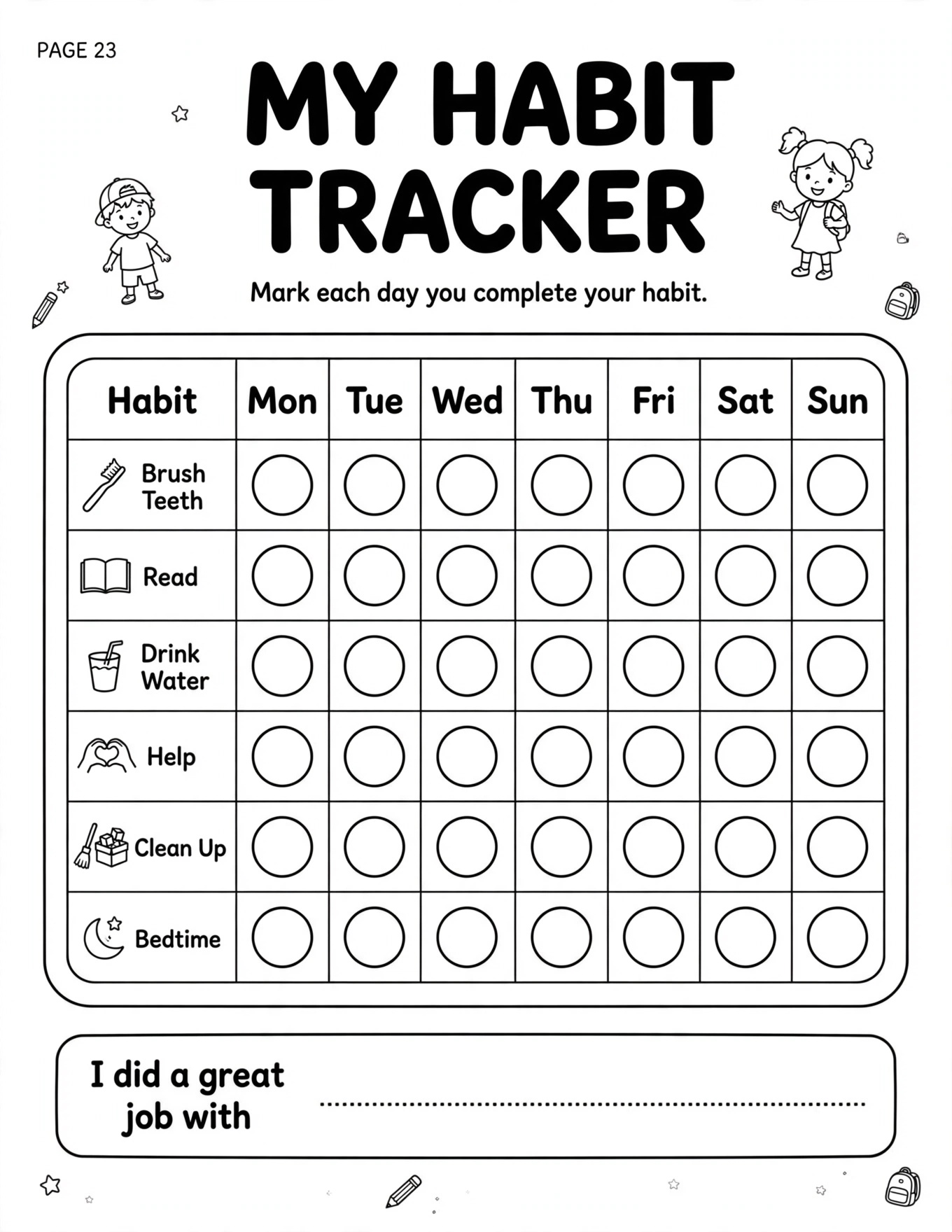 MY HABIT TRACKER