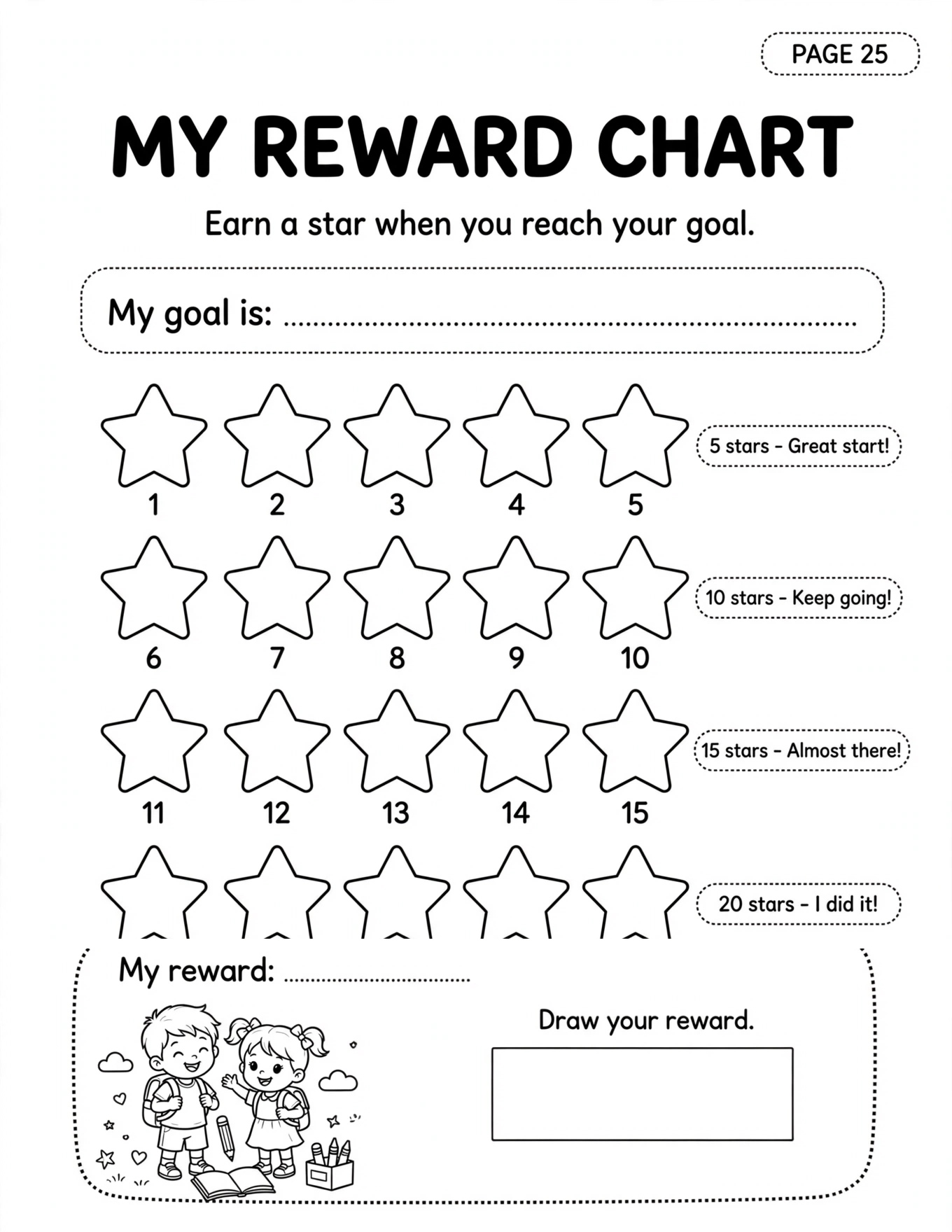 MY REWARD CHART