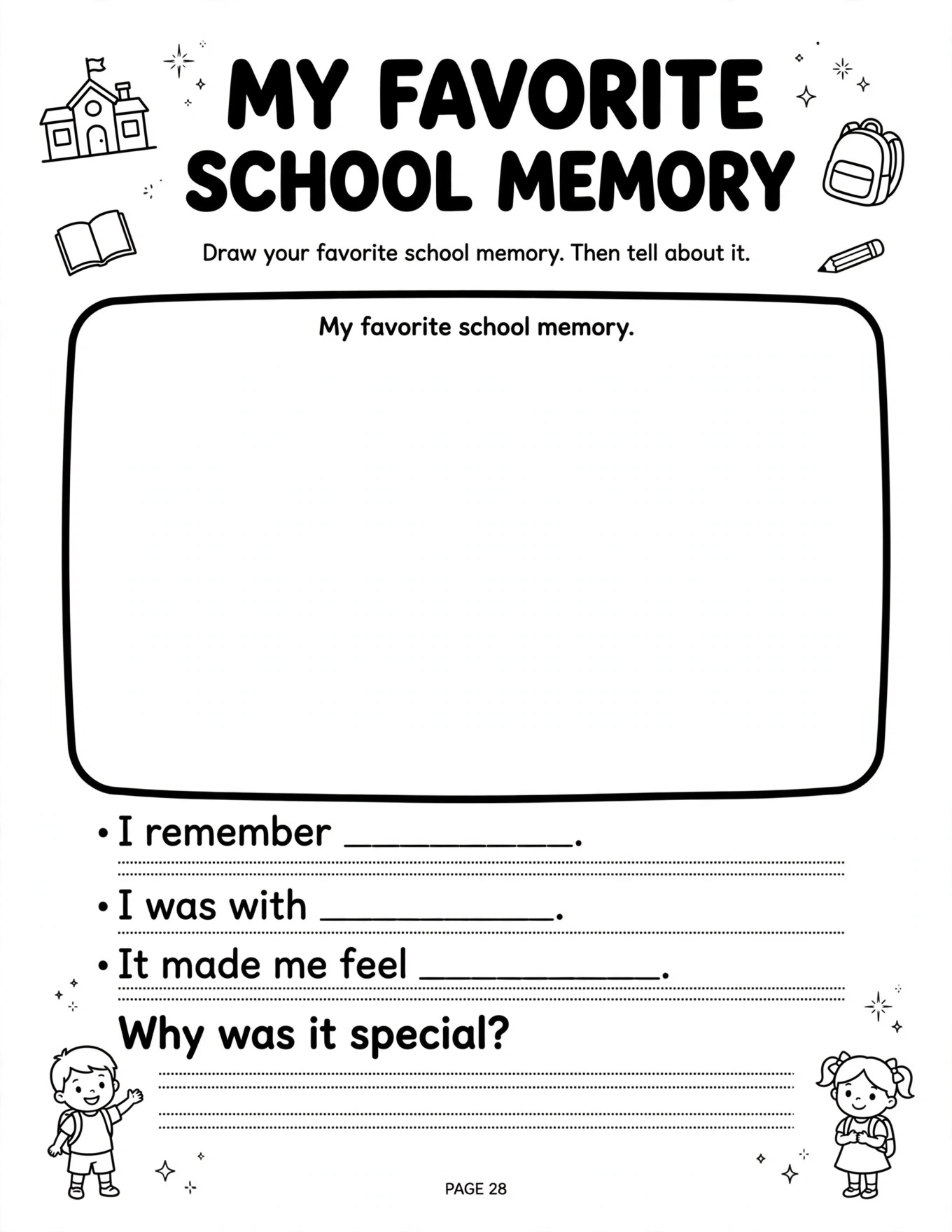 MY FAVORITE SCHOOL MEMORY