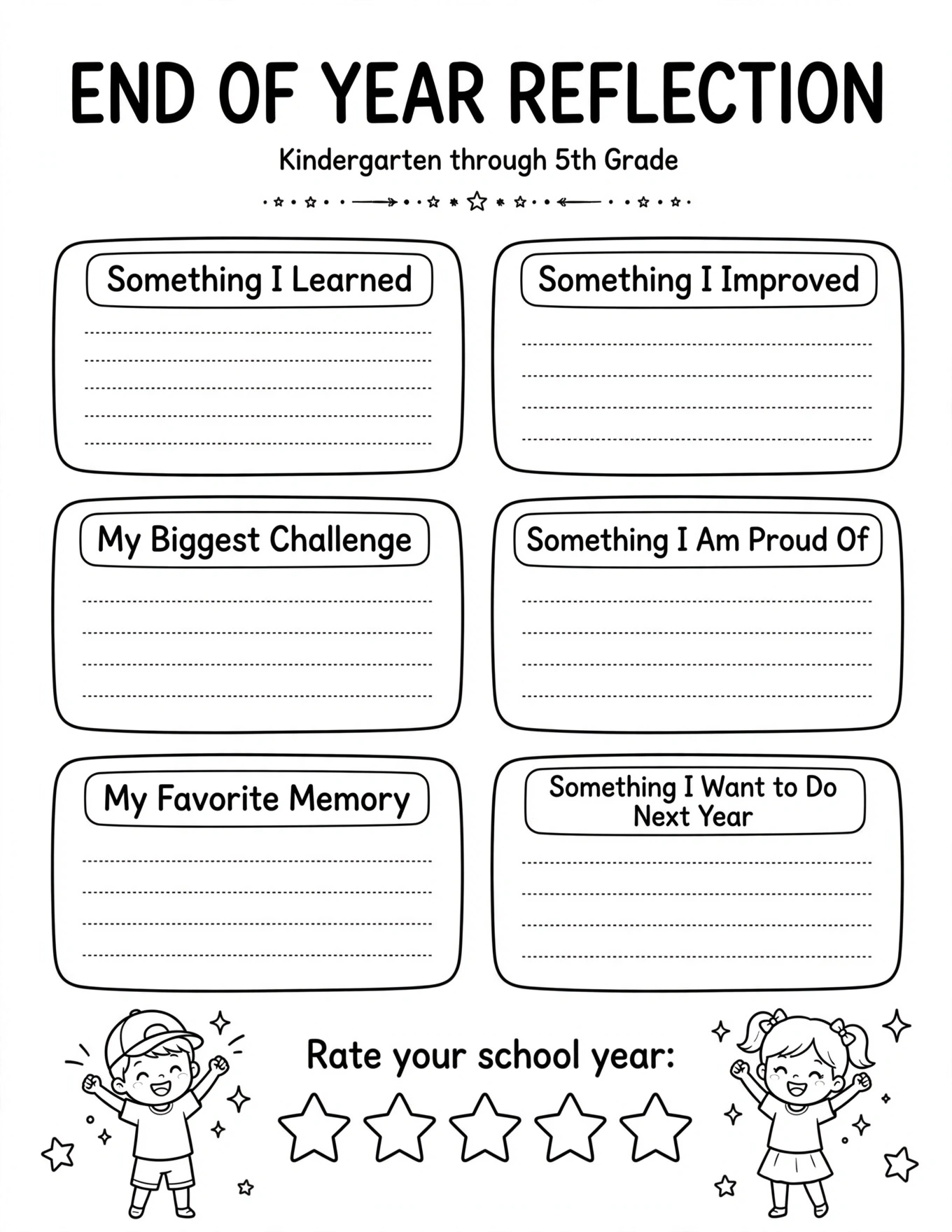 My School Year Planner - MY SCHOOL GOAL TRACKER