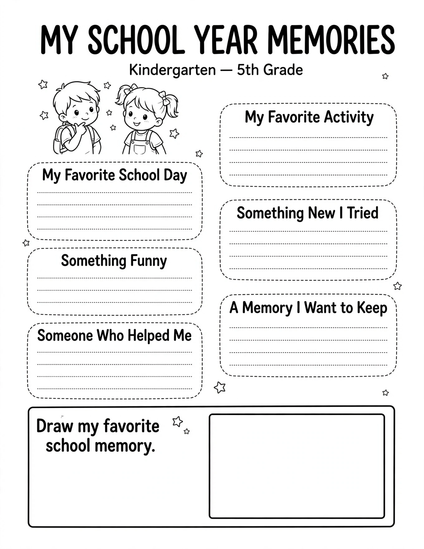 My School Year Planner - MY BEST SCHOOL WORK