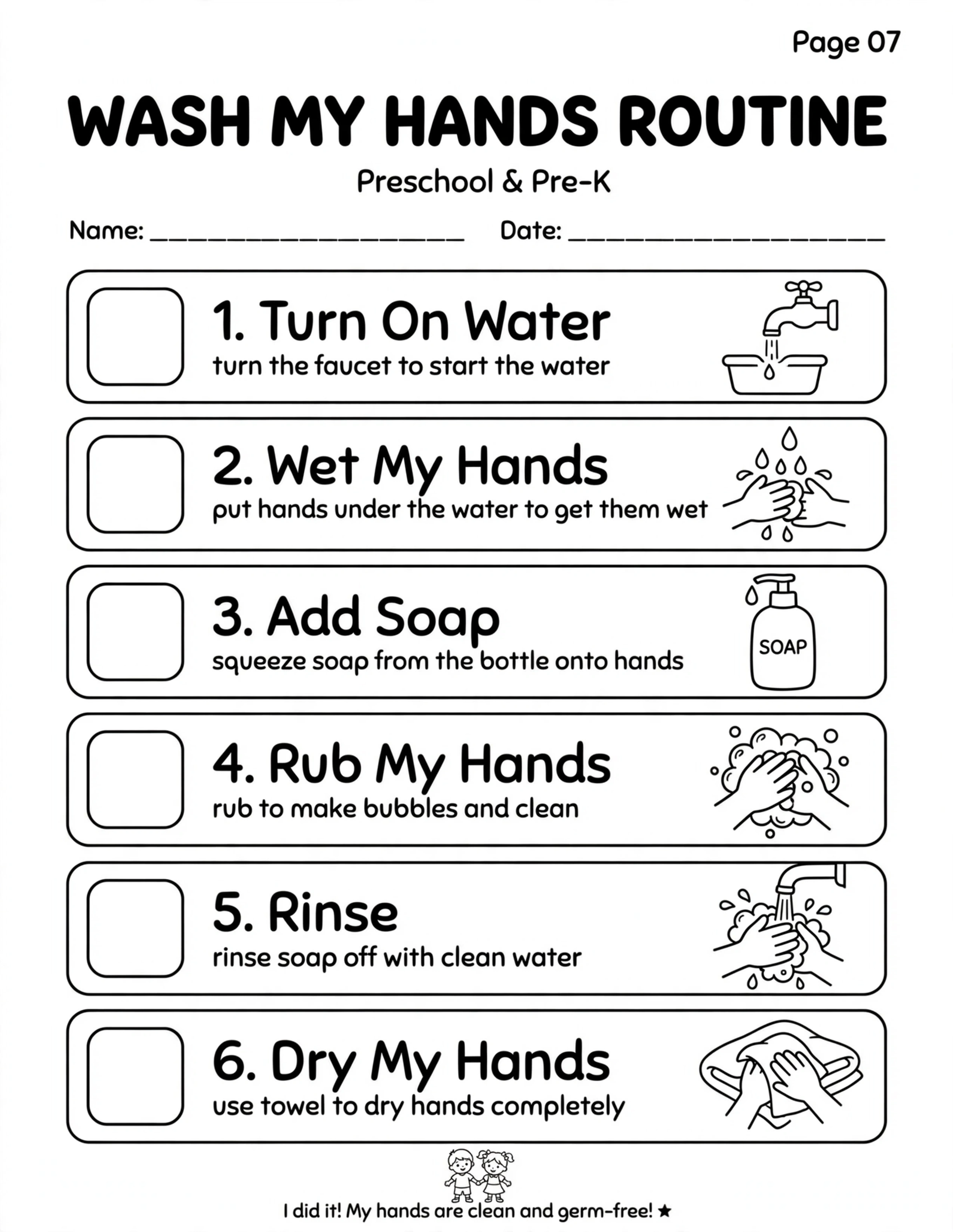 Preschool Routine Planner - READY FOR PRESCHOOL