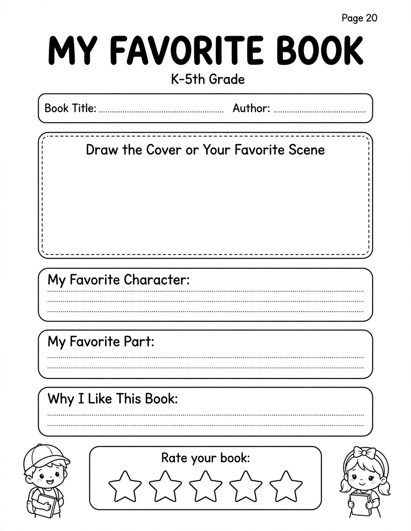 Reading Log For Kids - INDEPENDENT READING LOG