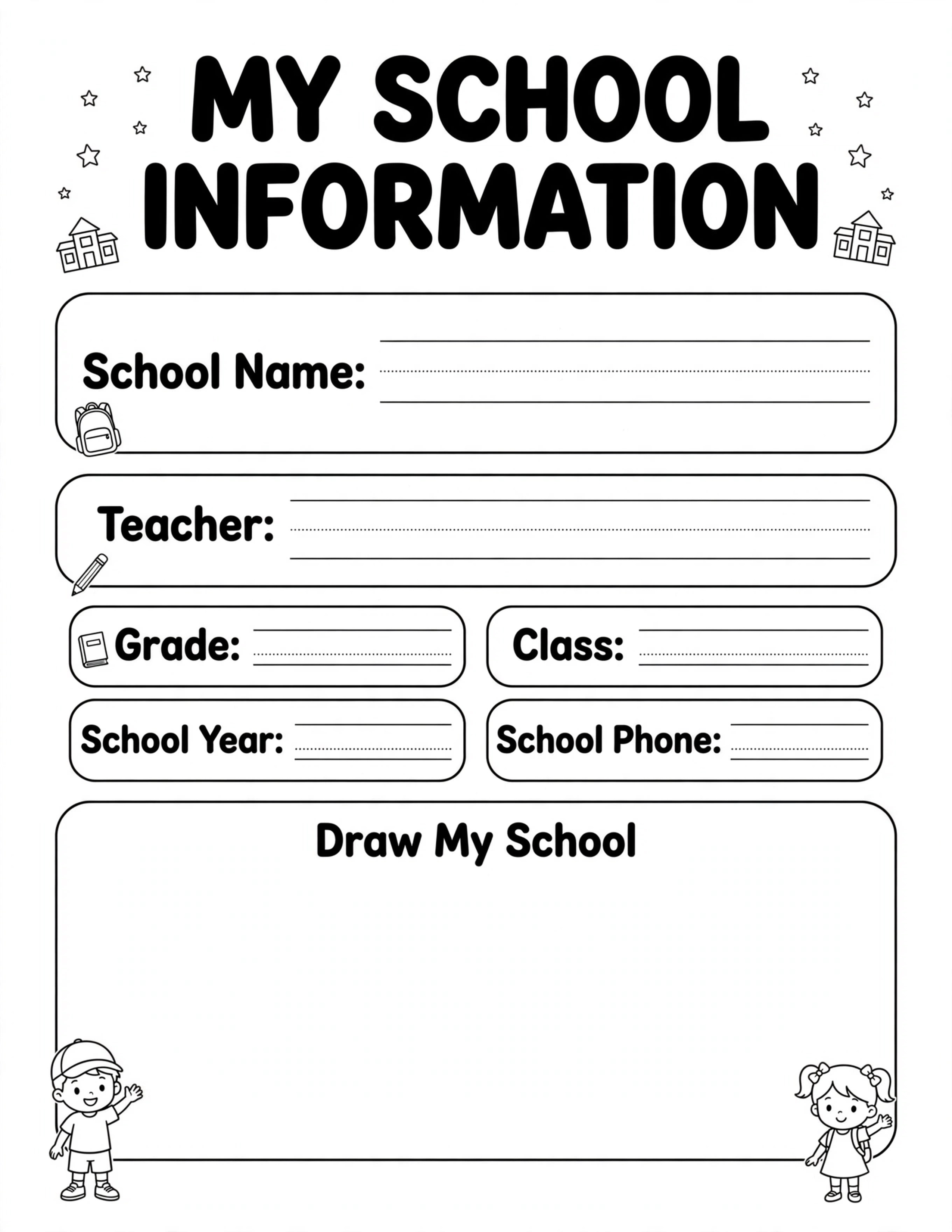 ELEMENTARY STUDENT MY SCHOOL YEAR GOALS