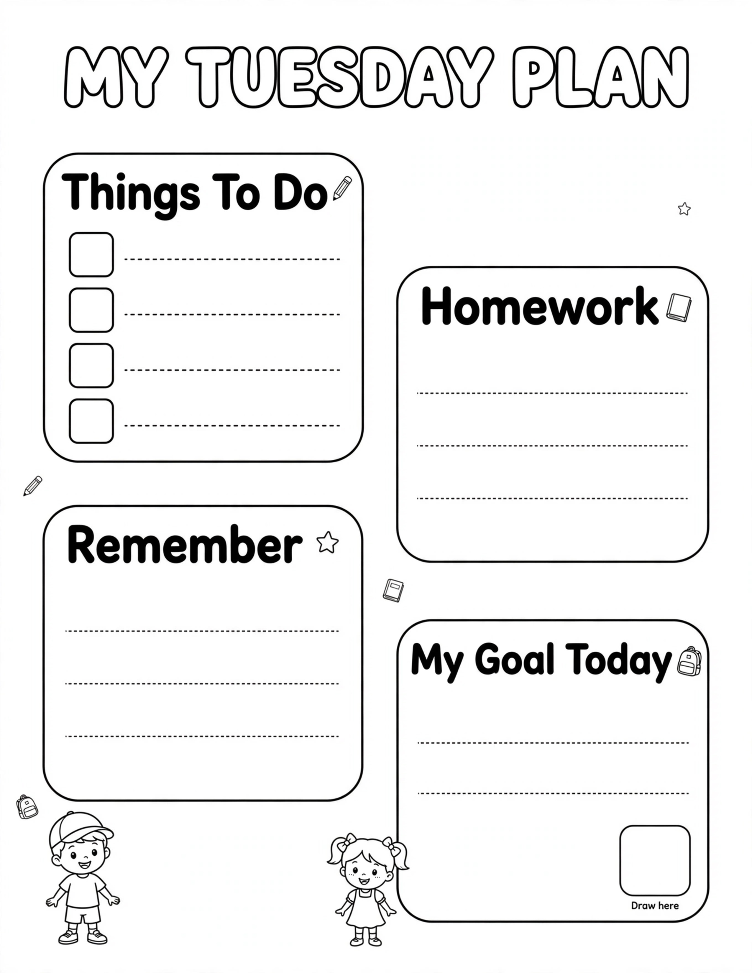 ELEMENTARY STUDENT THINGS TO REMEMBER