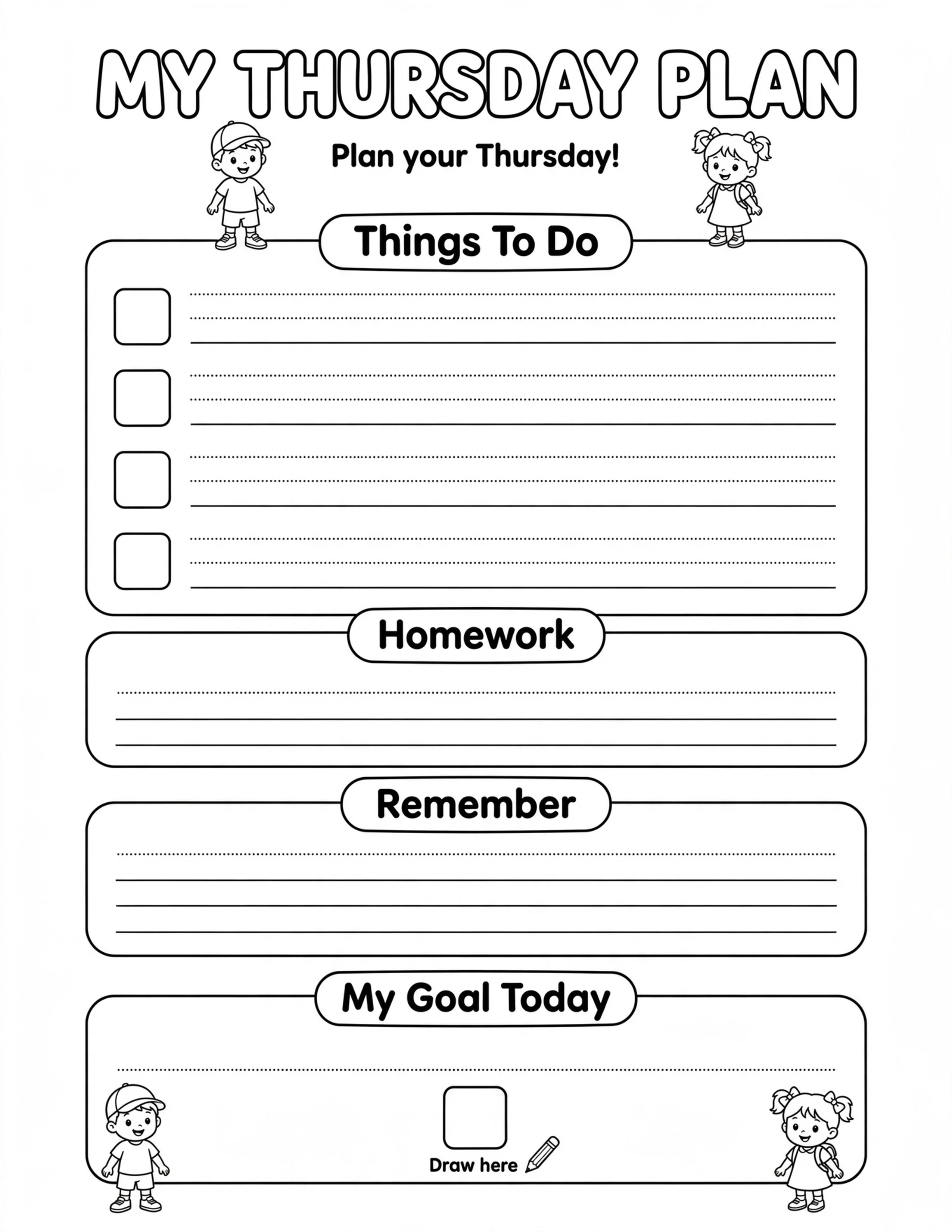 ELEMENTARY STUDENT MY STUDY PLAN